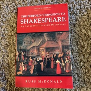 The Bedford Companion to Shakespeare - Red Cover Book